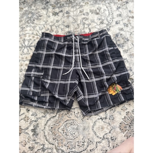 NHL Other - NHL Chicago Blackhawks Swimming Trunks Mens Size 2XL Logo Swimwear Vacation